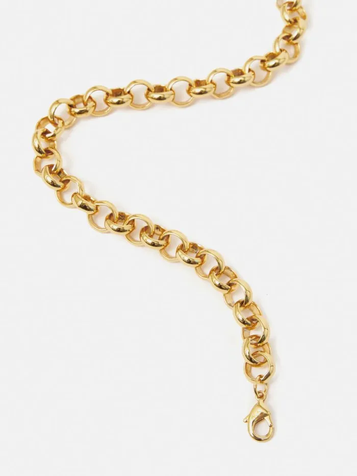 Belcher Chain Necklace Gold Women Jigsaw Party
