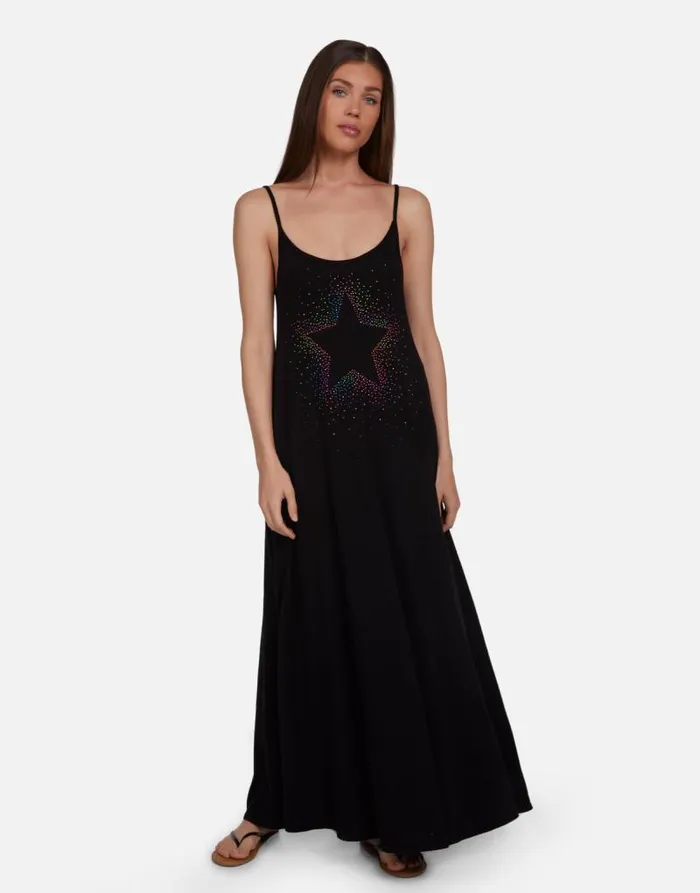 Berna Neon Stud Starburst Black Women Lauren Moshi Dresses