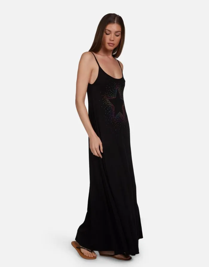 Berna Neon Stud Starburst Black Women Lauren Moshi Dresses