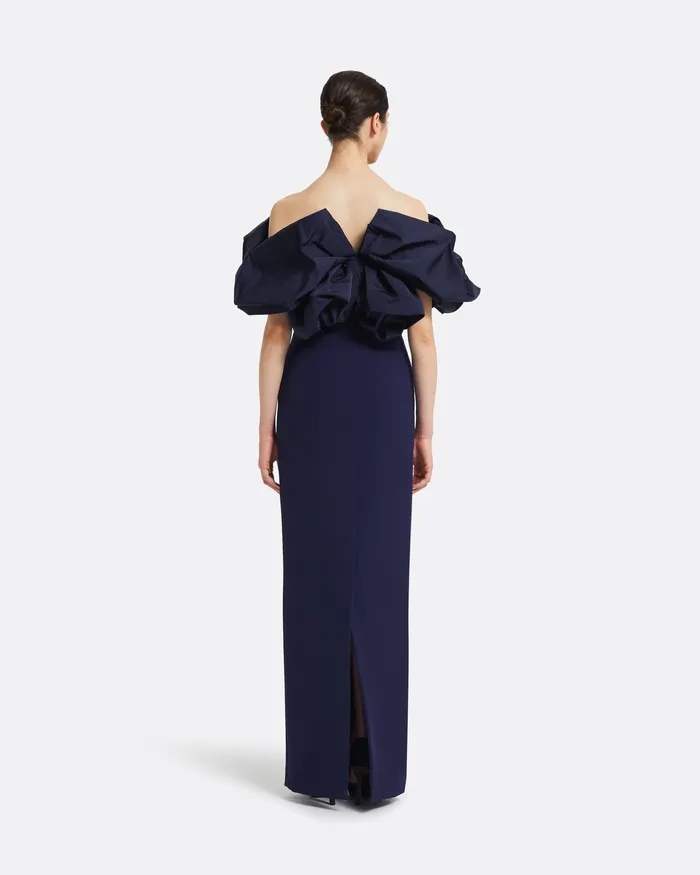 Billie Azurite Blue Long Dress Azurite Blue Dresses Safiyaa Women