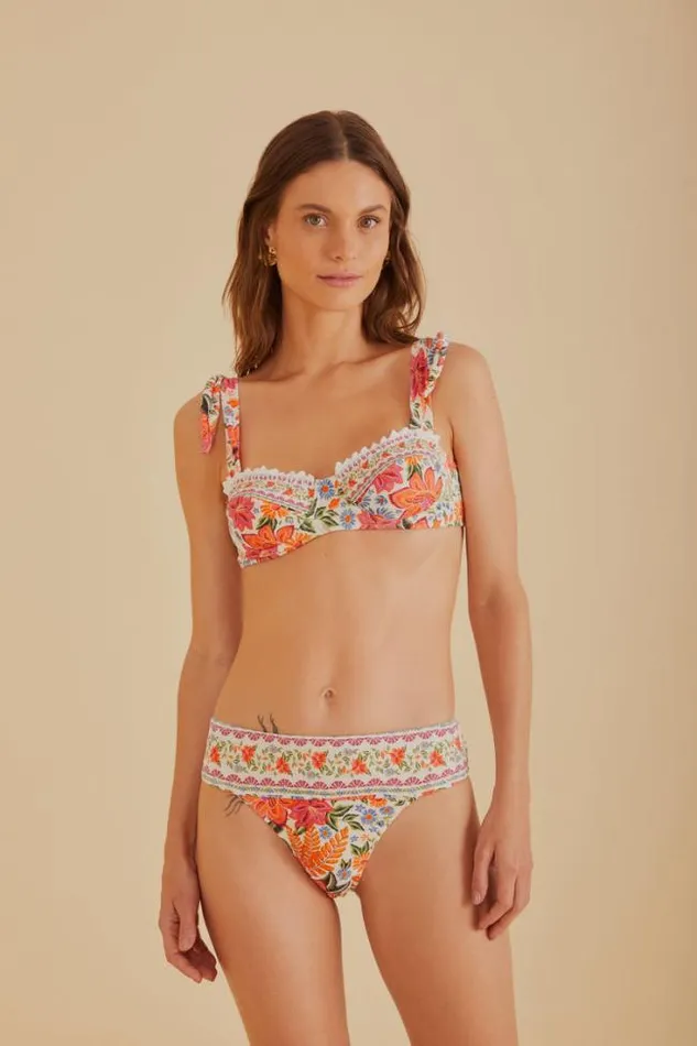 Bloom Garden Underwire Bikini Top Women FARM Rio Bikinis