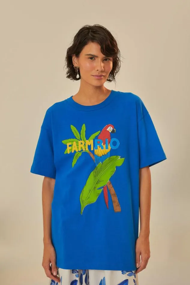 Blue Farm Rio Organic Cotton Relaxed TShirt Women FARM Rio Tshirts