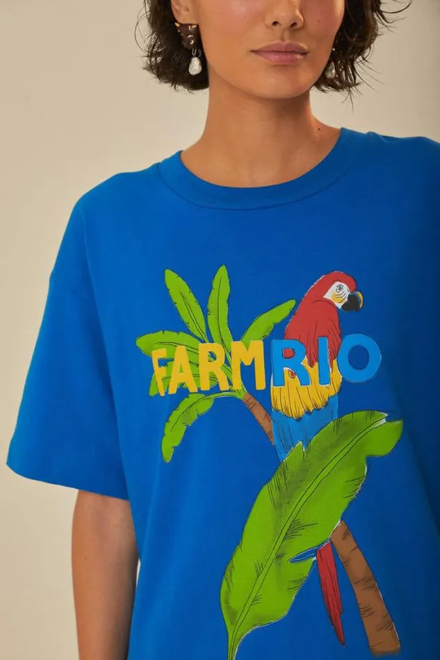 Blue Farm Rio Organic Cotton Relaxed TShirt Women FARM Rio Tshirts