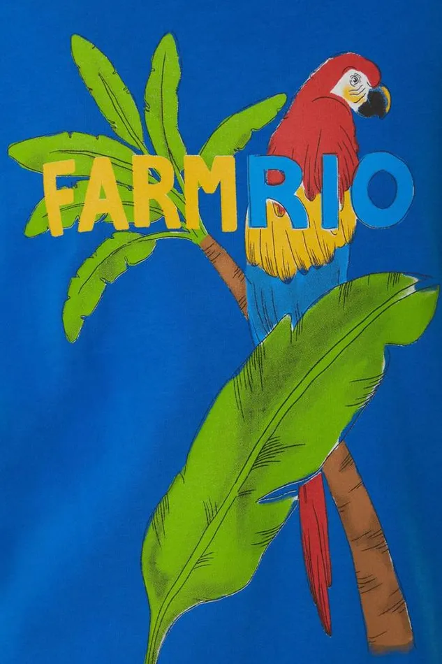 Blue Farm Rio Organic Cotton Relaxed TShirt Women FARM Rio Tshirts