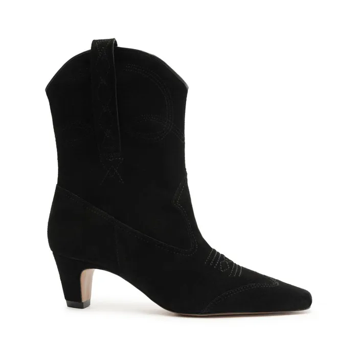 Boots Allie Suede Bootie Black Schutz Shoes Booties