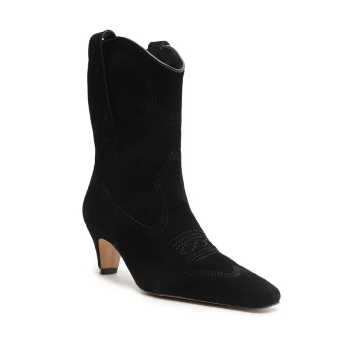 Boots Allie Suede Bootie Black Schutz Shoes Booties