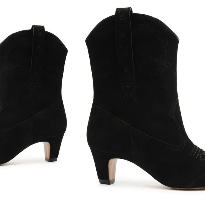 Boots Allie Suede Bootie Black Schutz Shoes Booties
