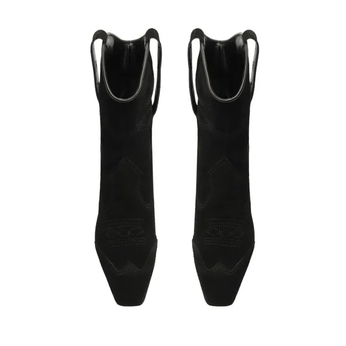 Boots Allie Suede Bootie Black Schutz Shoes Booties