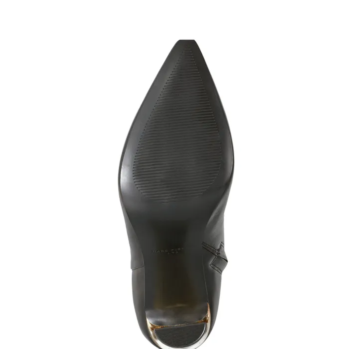 Boots and Booties Talyna Dress Bootie Black Leather 8211 Marc Fisher Women