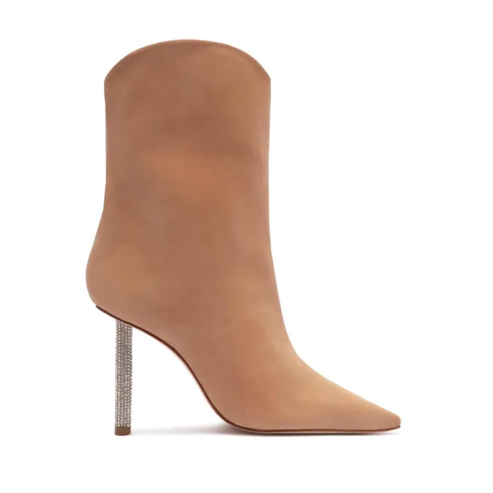 Boots Marjorie Nubuck Bootie True Beige Schutz Shoes Booties