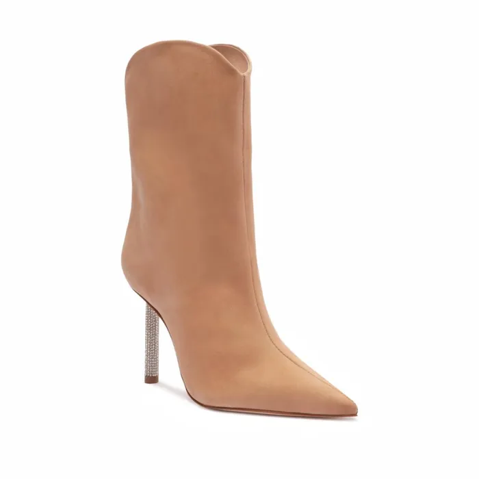 Boots Marjorie Nubuck Bootie True Beige Schutz Shoes Booties