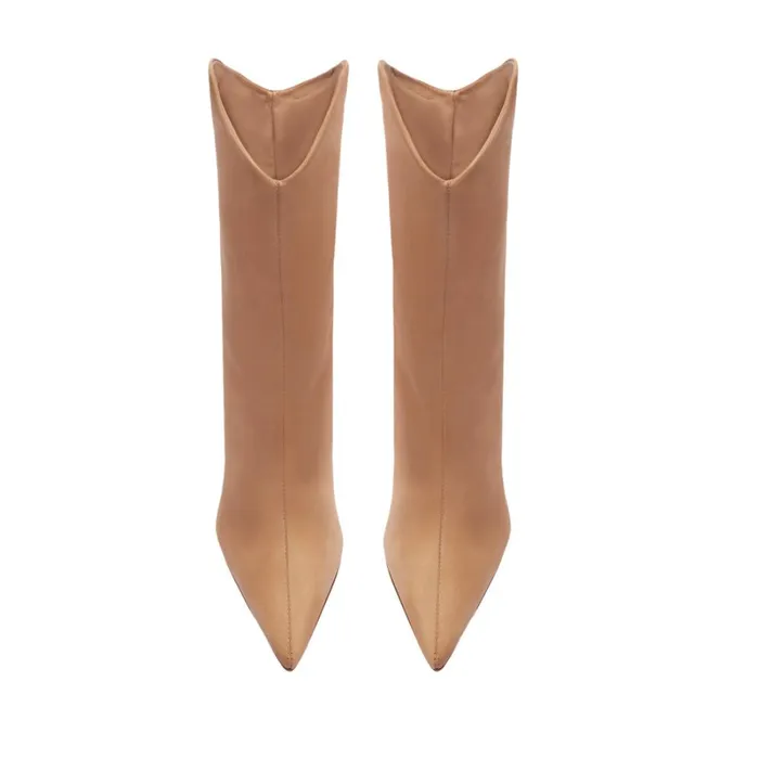 Boots Marjorie Nubuck Bootie True Beige Schutz Shoes Booties