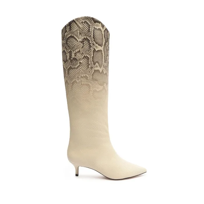 Boots Maryana Lo Snake Faded Boot Natural Schutz Shoes Boots