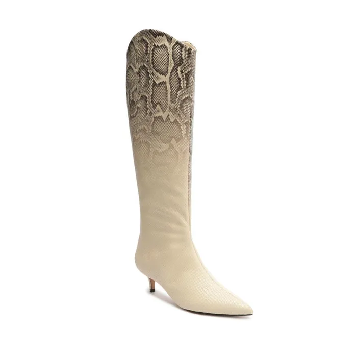 Boots Maryana Lo Snake Faded Boot Natural Schutz Shoes Boots