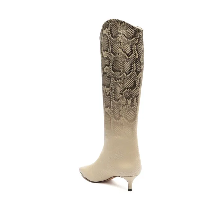 Boots Maryana Lo Snake Faded Boot Natural Schutz Shoes Boots
