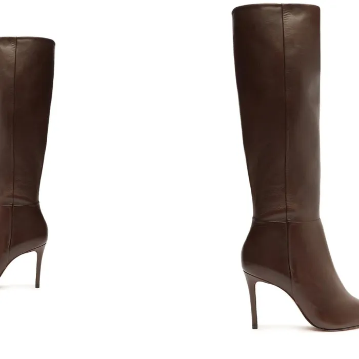 Boots Mikki Up Leather Boot Dark Chocolate Schutz Shoes Boots