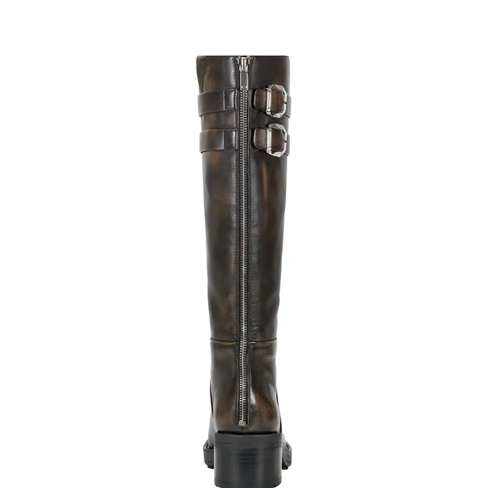 Boots Women Dariya Casual Boot Dark Brown Leather Marc Fisher
