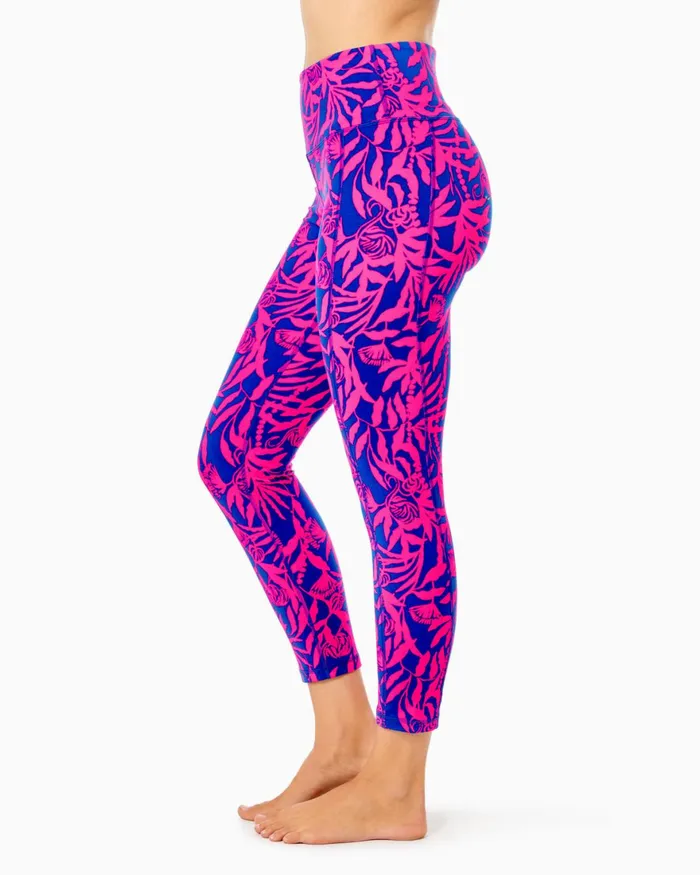 Bottoms WomenHome and Gifts Lilly Pulitzer UPF 50 Luxletic 24034 Weekender HighRise Midi Legging Pink Grenadine Flocking To Paradise Bottoms WomenHome and Gifts Lilly Pulitzer UPF 50 Luxletic 24034 Weekender HighRise Midi Legging Pink Grenadine Flocking To Paradise