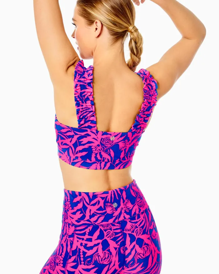 Bottoms WomenHome and Gifts Lilly Pulitzer UPF 50 Luxletic 24034 Weekender HighRise Midi Legging Pink Grenadine Flocking To Paradise Bottoms WomenHome and Gifts Lilly Pulitzer UPF 50 Luxletic 24034 Weekender HighRise Midi Legging Pink Grenadine Flocking To Paradise