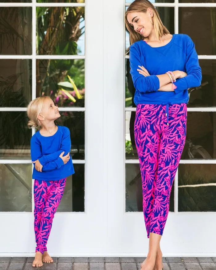 Bottoms WomenHome and Gifts Lilly Pulitzer UPF 50 Luxletic 24034 Weekender HighRise Midi Legging Pink Grenadine Flocking To Paradise Bottoms WomenHome and Gifts Lilly Pulitzer UPF 50 Luxletic 24034 Weekender HighRise Midi Legging Pink Grenadine Flocking To Paradise