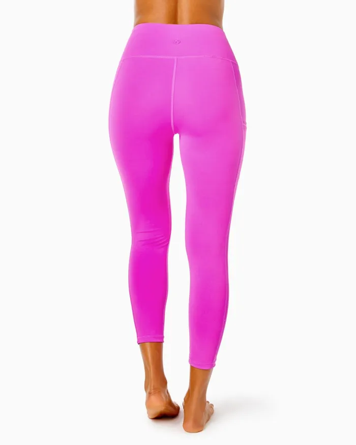 Bottoms WomenHome and Gifts Lilly Pulitzer UPF 50 Luxletic 24034 Weekender High Rise Midi Legging Wild Fuchsia Bottoms WomenHome and Gifts Lilly Pulitzer UPF 50 Luxletic 24034 Weekender High Rise Midi Legging Wild Fuchsia
