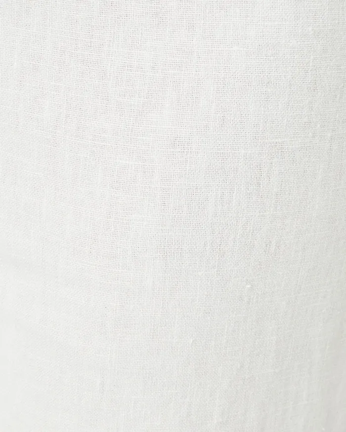 Bottoms Women Lilly Pulitzer 31034 Deri Linen Palazzo Pant Resort White