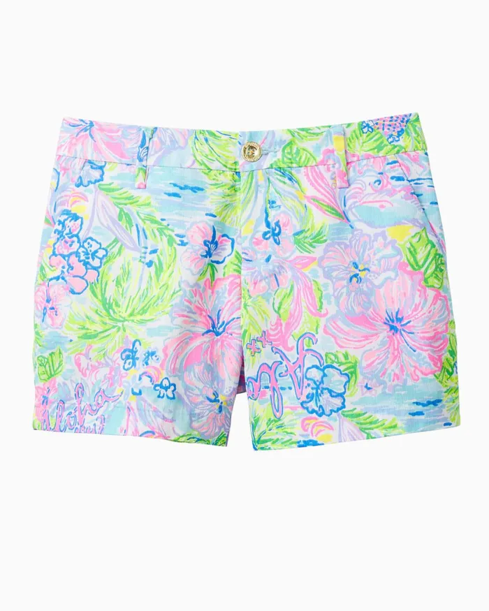 Bottoms Women Lilly Pulitzer 5034 Callahan Short Multi Lilly Loves Hawaii Bottoms Women Lilly Pulitzer 5034 Callahan Short Multi Lilly Loves Hawaii