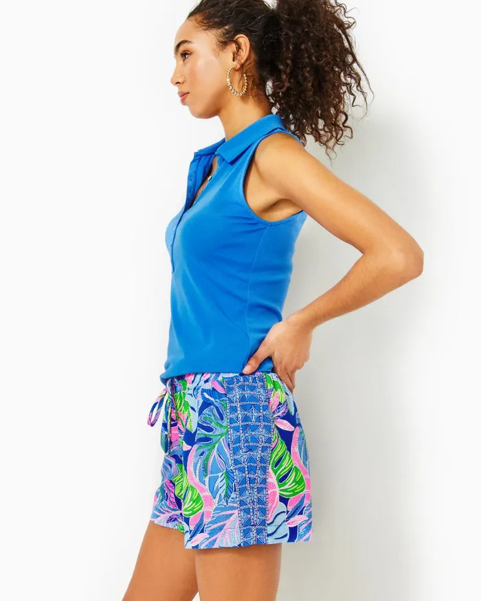 Bottoms Women Lilly Pulitzer 5034 Katia MidRise Short Blue Grotto Beleaf In Yourself Engineered Short Bottoms Women Lilly Pulitzer 5034 Katia MidRise Short Blue Grotto Beleaf In Yourself Engineered Short