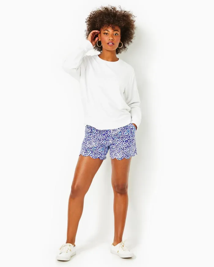 Bottoms Women Lilly Pulitzer 5034 Leva Knit Short Resort White Twisted Up Bottoms Women Lilly Pulitzer 5034 Leva Knit Short Resort White Twisted Up