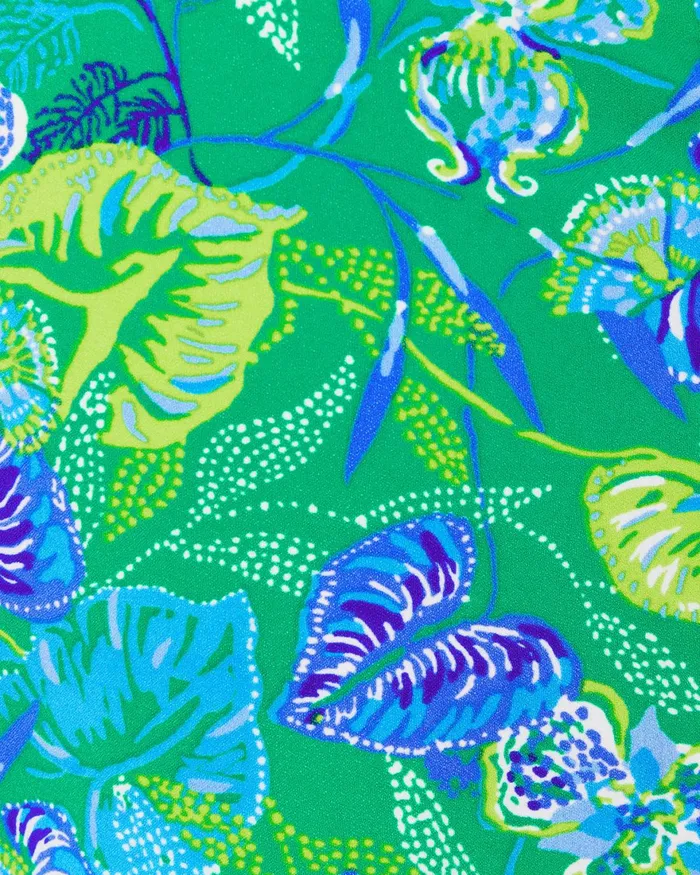 Bottoms Women Lilly Pulitzer Jonas HighWaisted Skort Botanical Green In A Flutter