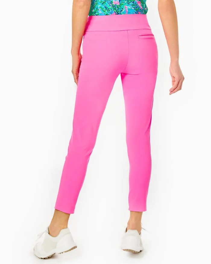 Bottoms Women Lilly Pulitzer UPF 50 Luxletic 28034 Corso Pant Cockatoo Pink