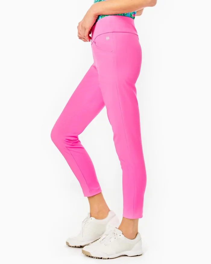 Bottoms Women Lilly Pulitzer UPF 50 Luxletic 28034 Corso Pant Cockatoo Pink