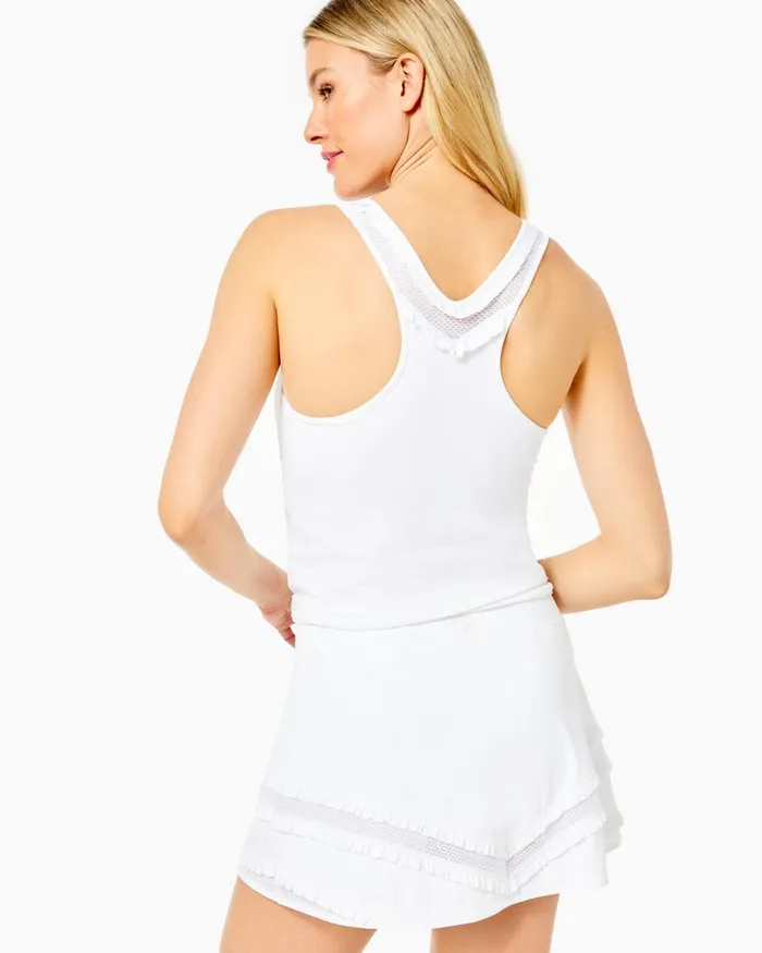 Bottoms Women Lilly Pulitzer UPF 50 Luxletic Maja Skort Resort White