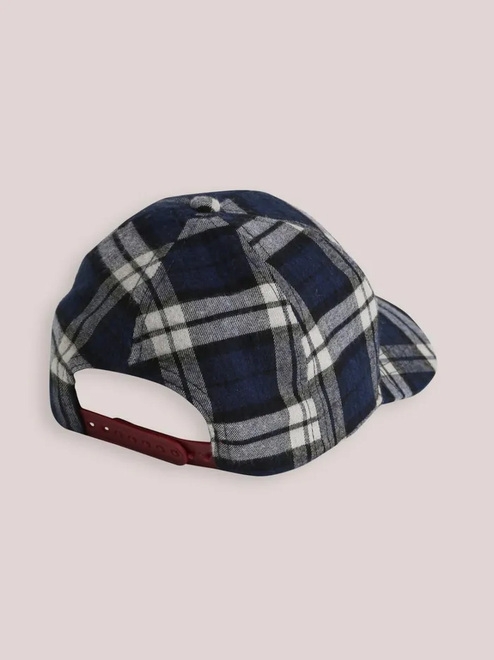 Boys Accessories Cyrillus Check Cap Carreaux Marine