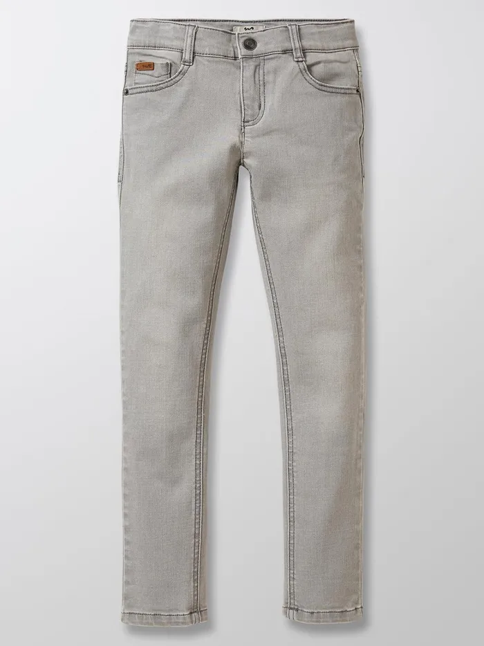 Boys Clothing Cyrillus SlimFit Jeans 6429 Gris Clair Uni
