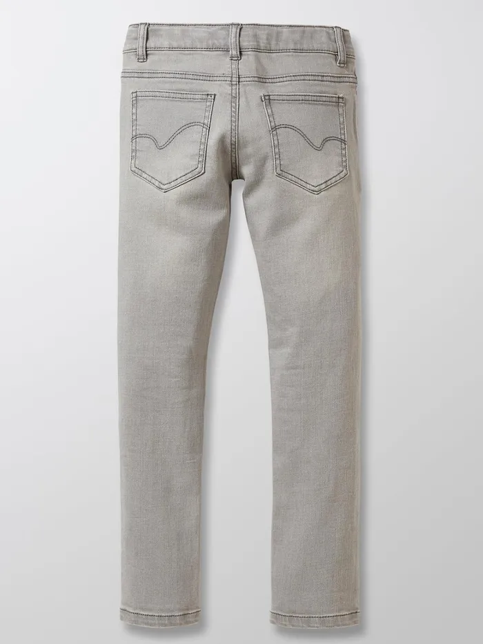 Boys Clothing Cyrillus SlimFit Jeans 6429 Gris Clair Uni