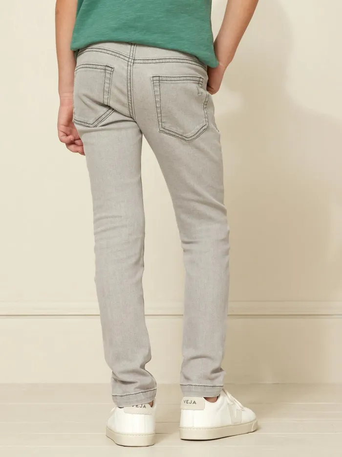 Boys Clothing Cyrillus SlimFit Jeans 6429 Gris Clair Uni