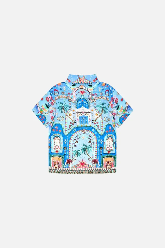 BOYS SHORT SLEEVE SHIRT 410 A PAINTED VILLAGE A Painted Village Kids Camilla Boys