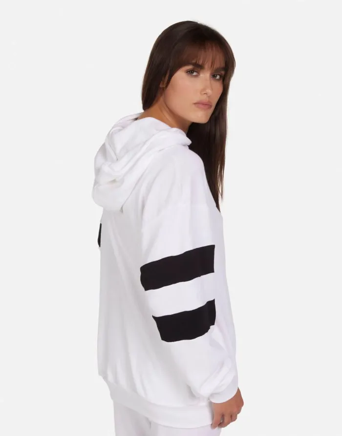 Breezy Love Star Whiteblack Women Lauren Moshi Hoodies