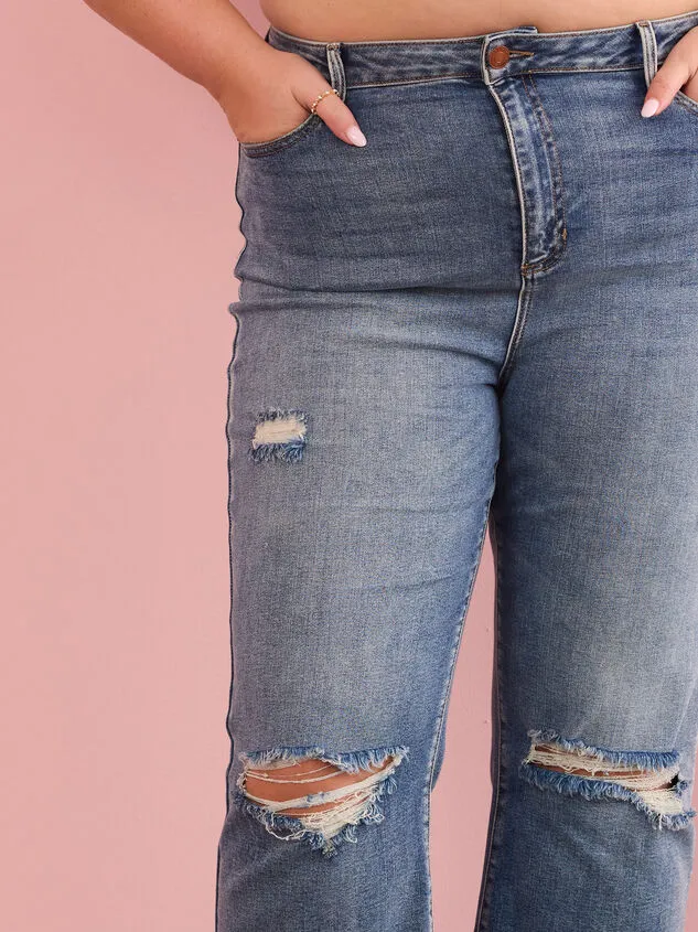 Brinley High Rise Destressed Straight Jeans Mediumwash Women Altar039d State Bottoms Brinley High Rise Destressed Straight Jeans Mediumwash Women Altar039d State Bottoms