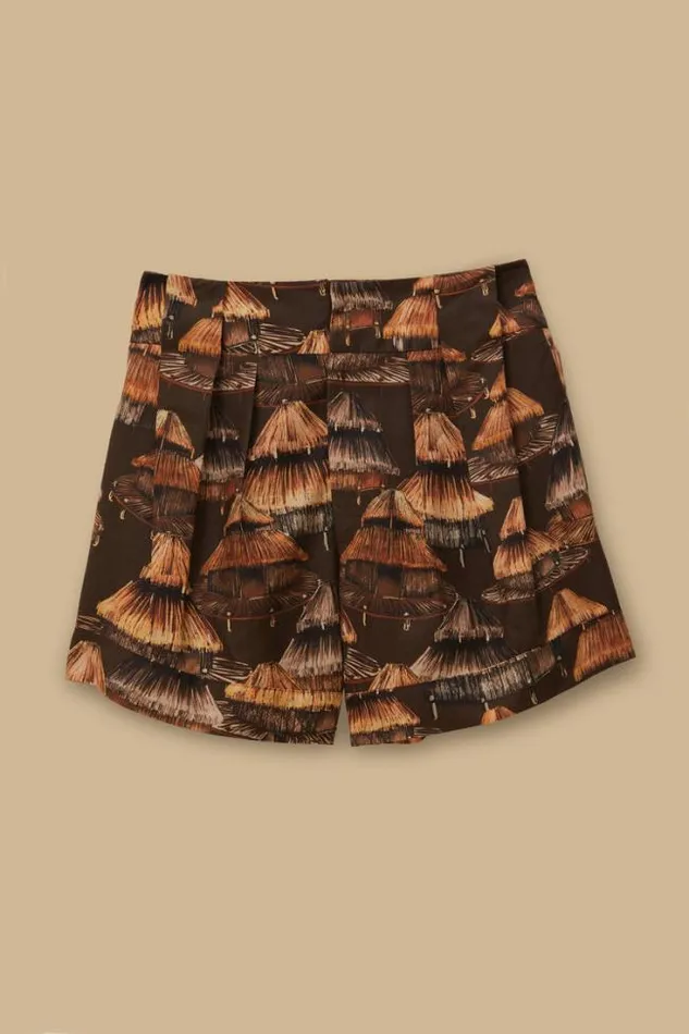 Brown Shuhu Short Women FARM Rio Shorts