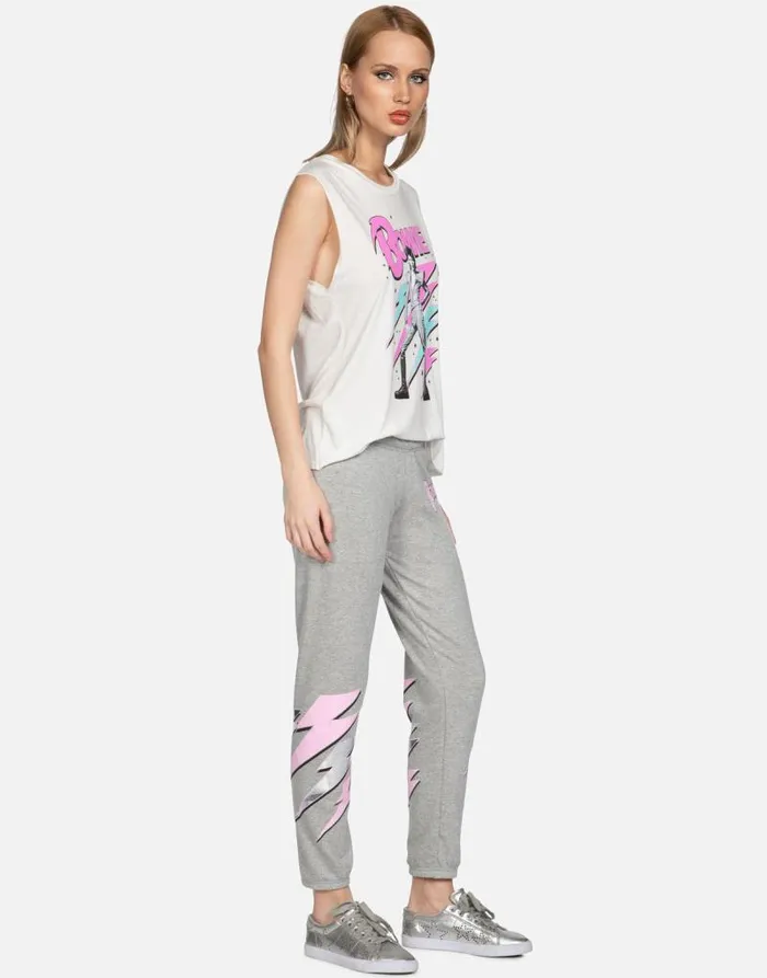 Brynn Bowie Stardust Heather Grey Women Lauren Moshi Long Sweatpants