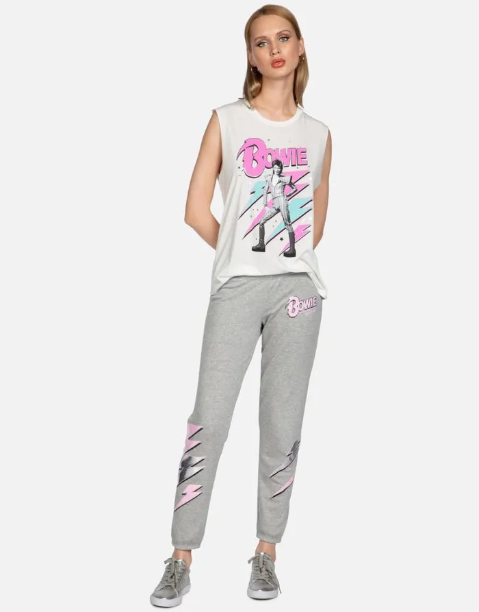Brynn Bowie Stardust Heather Grey Women Lauren Moshi Long Sweatpants