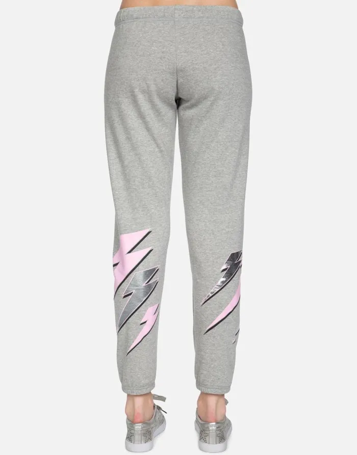 Brynn Bowie Stardust Heather Grey Women Lauren Moshi Long Sweatpants