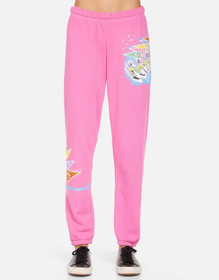 Brynn The GOGO039s Vacation Tour Bright Pink Women Lauren Moshi Long Sweatpants