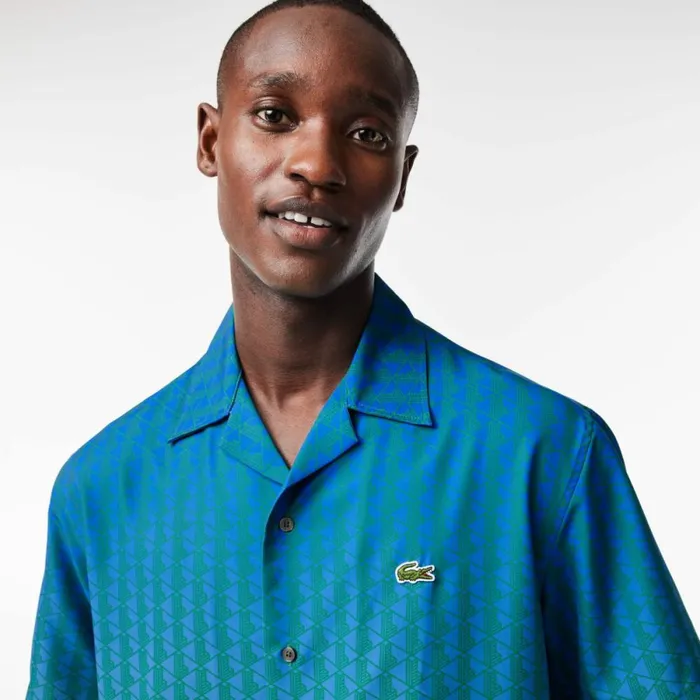 Button Down Shirts Men Lacoste Men039s Ombr Button Down Shirt Blue Green Qiy
