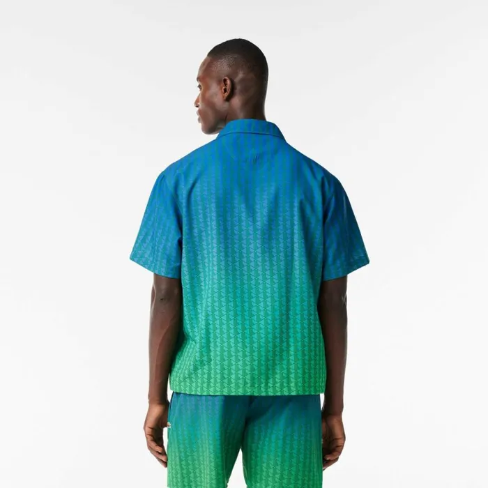 Button Down Shirts Men Lacoste Men039s Ombr Button Down Shirt Blue Green Qiy