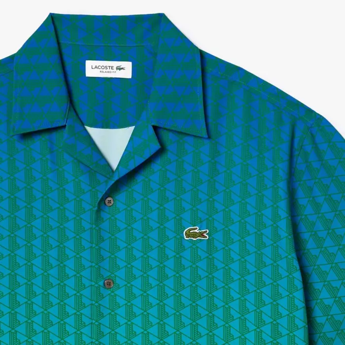 Button Down Shirts Men Lacoste Men039s Ombr Button Down Shirt Blue Green Qiy
