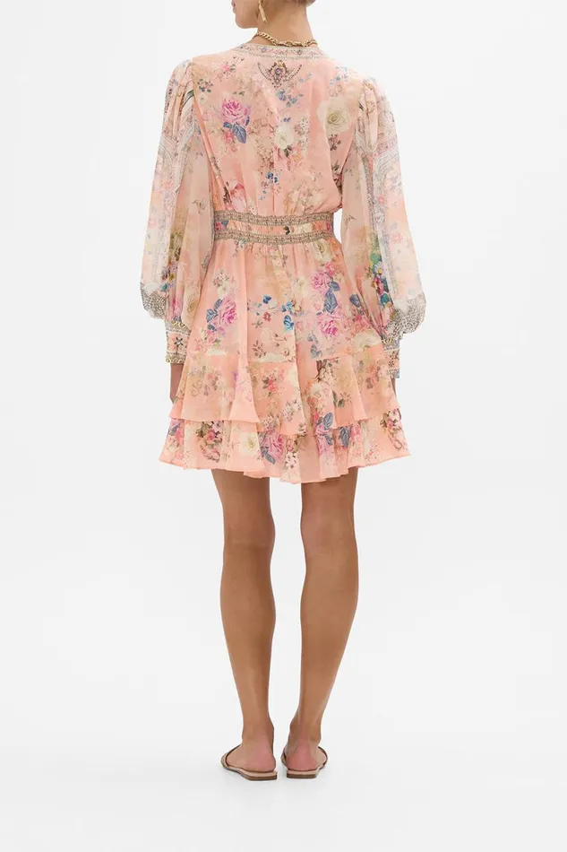 BUTTON FRONT FRILL DRESS THE JEWELLERY PALACE The Jewellery Palace Womens Camilla Dresses