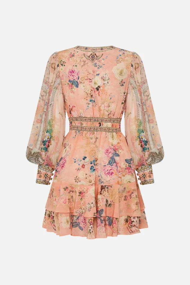 BUTTON FRONT FRILL DRESS THE JEWELLERY PALACE The Jewellery Palace Womens Camilla Dresses